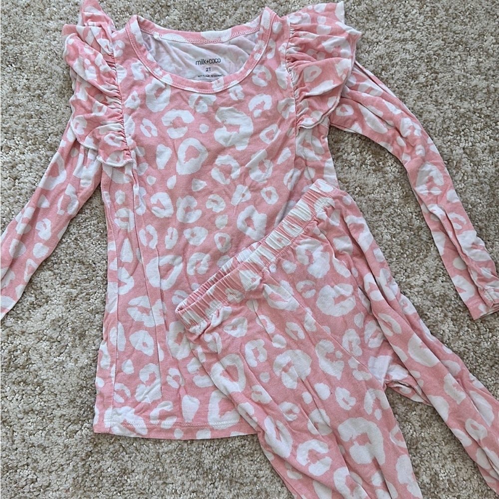 Milk & coco bamboo pajamas soft and stretchy toddler